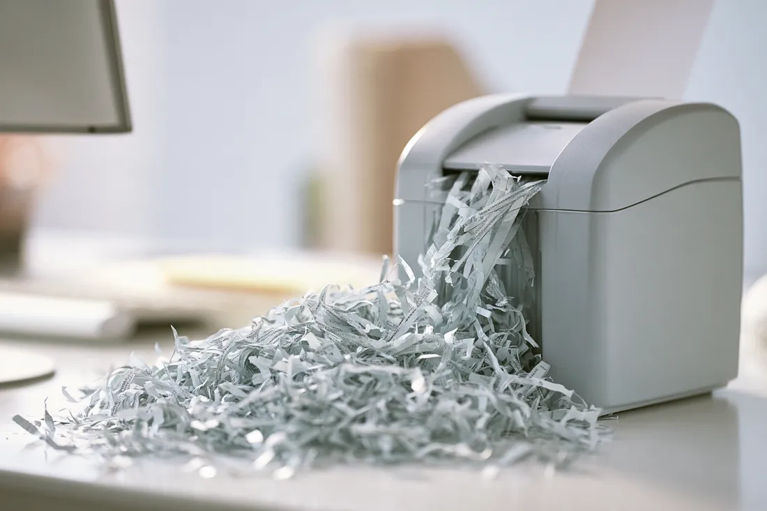 Shredded statements after consolidating several debts